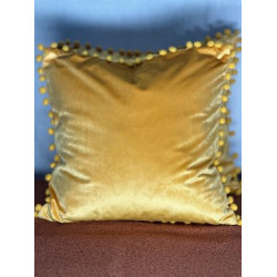 YELLOW CUSHION COVER