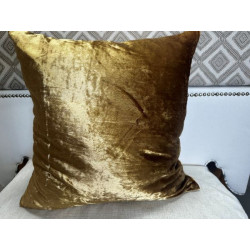 GOLD COLOR THROWS PILLOW COVER