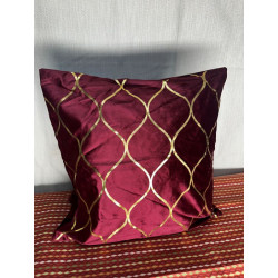 BURGUNDY VELVET THROWS...